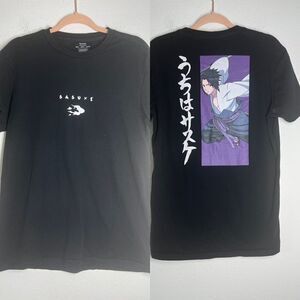 Bershka Sasuke And Itachi Graphic Tee Size S Cotton